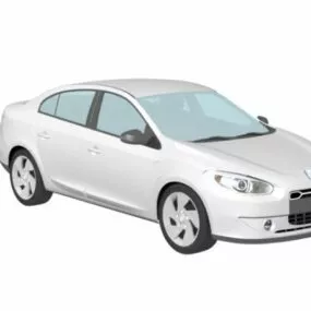 Renault Fluence Sedan Car 3d model