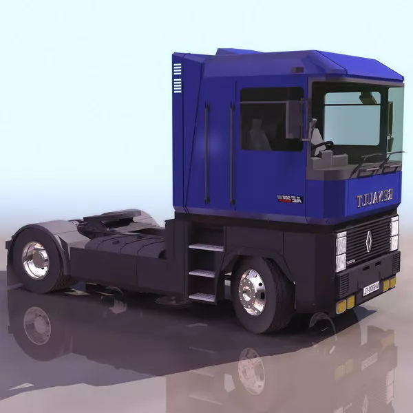 Renault Magnum Heavy-duty Truck 3d model Renault Magnum Heavy-duty Truck 3d model