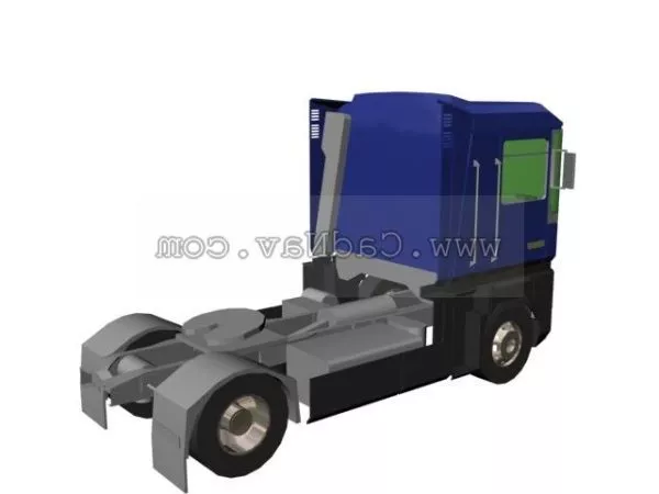Low Poly Farm Tractor 3d model