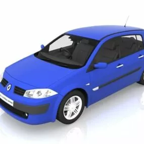 Renault Megane Small Family Car 3d model