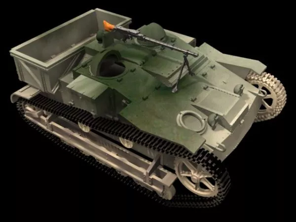 Renault Ue Chenillette Armoured Carrier 3d model Renault Ue Chenillette Armoured Carrier 3d model