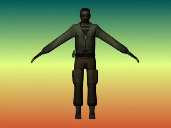 Armored Soldier 3d model