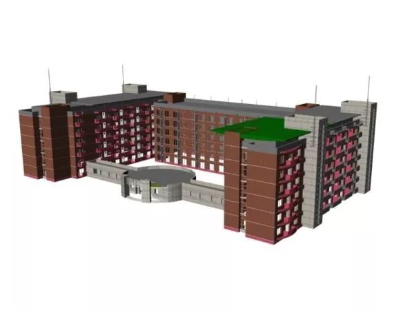 Residential Areas Architectural 3d model Residential Areas Architectural 3d model