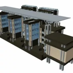 Residential Building 3d model