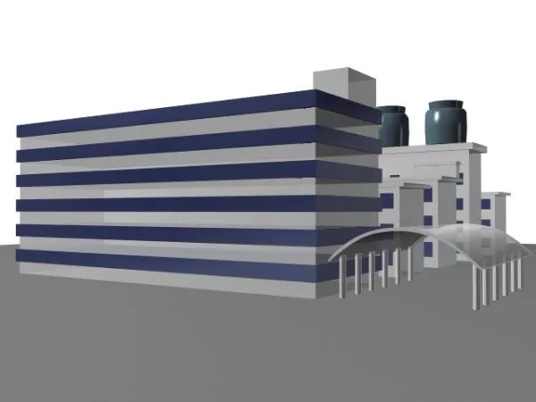 Residential District 3d model Residential District 3d model