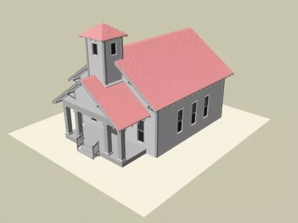 Residential House 3d model Residential House 3d model