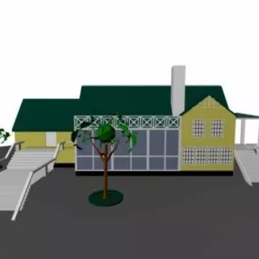 Residents Housing 3d model