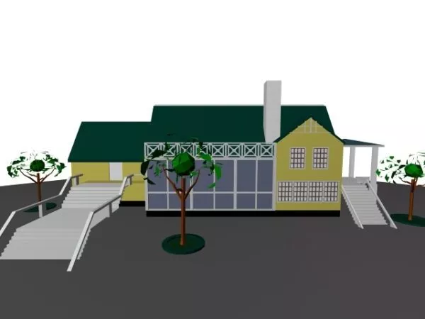 Residents Housing 3d model Residents Housing 3d model