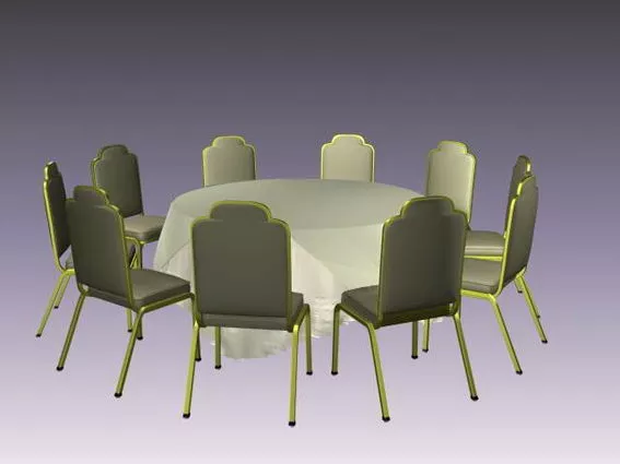 Restaurant Dining Table Sets 3d model Restaurant Dining Table Sets 3d model