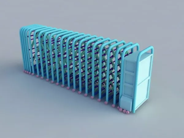 Japanese Wood Portal Gate 3d model