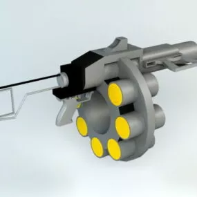 Revolver Grenade Launcher 3d model