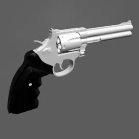Revolver Gun 3d model