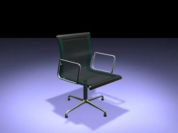 Revolving Metal Mesh Chair 3d model Revolving Metal Mesh Chair 3d model