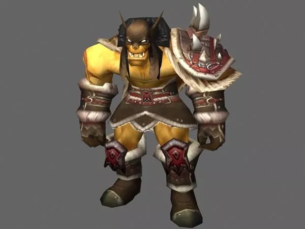 Orc Mauler Character 3d model