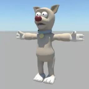 Rigged Cartoon Bear 3d model