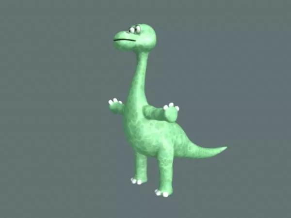 Rigged Cartoon Dinosaur 3d model Rigged Cartoon Dinosaur 3d model
