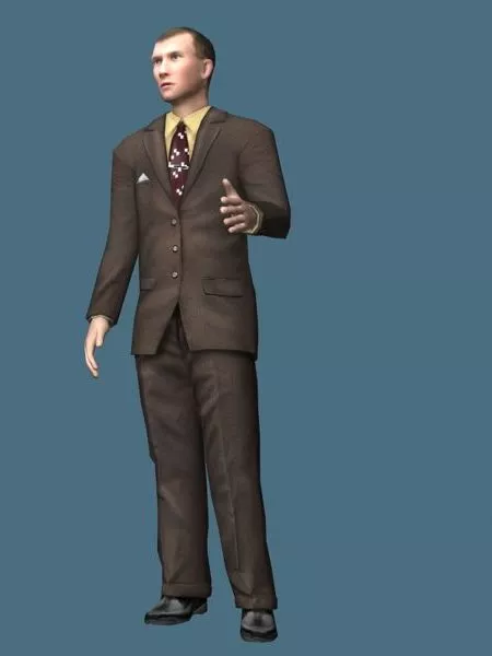 Rigged Business Man Character 3d model Rigged Business Man Character 3d model