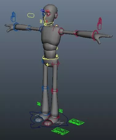 Rigged Cartoon Humanoid 3d model Rigged Cartoon Humanoid 3d model