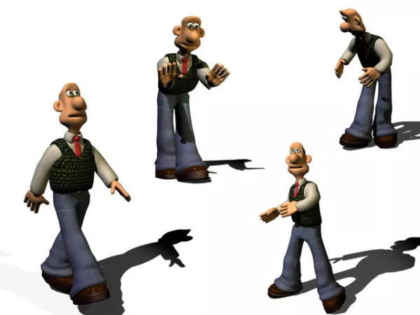 Character Rigged Cartoon Man 3d model Character Rigged Cartoon Man 3d model