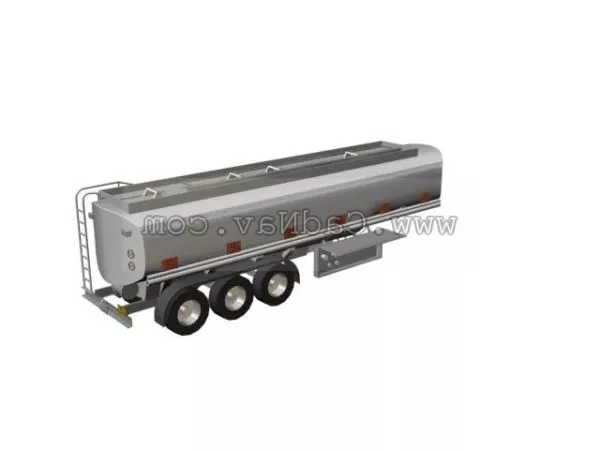 Old Camping Trailer 3d model