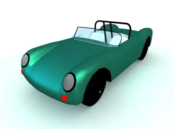 Roadster Car 3d model Roadster Car 3d model