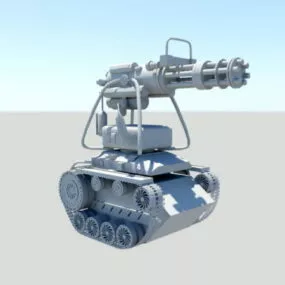 Robot Battle Tank 3d model