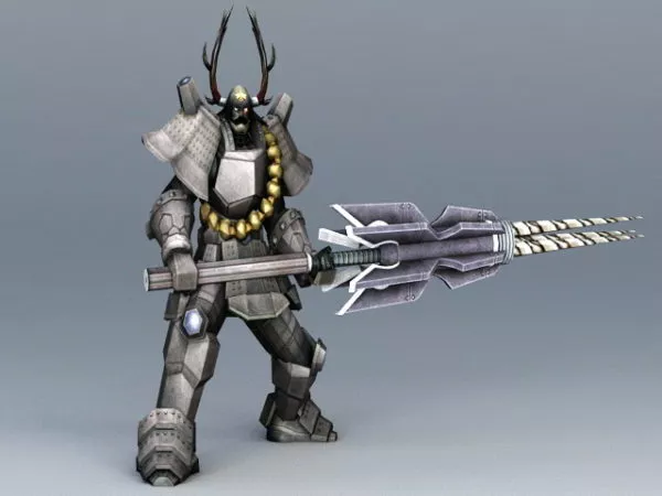 Cyborg Warrior 3d model