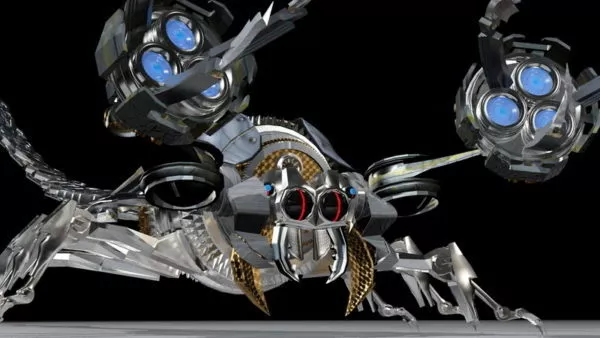 Golden Scorpion 3d model