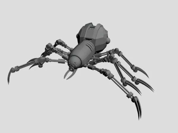 Robot Spider Art 3d model Robot Spider Art 3d model