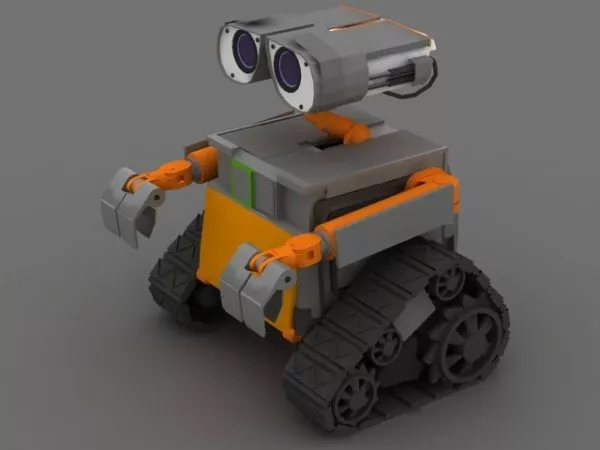 Robot Wall-e Character 3d model Robot Wall-e Character 3d model