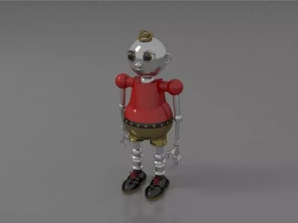 Robot Boy Character 3d model Robot Boy Character 3d model
