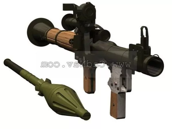 Rocket Propelled Grenade 3d model Rocket Propelled Grenade 3d model