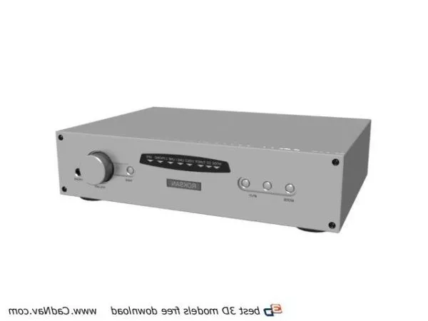 Roksan Pro Audio Power Amplifier 3d model Roksan Pro Audio Power Amplifier 3d model