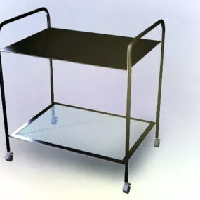 Rolling File Cart 3d model