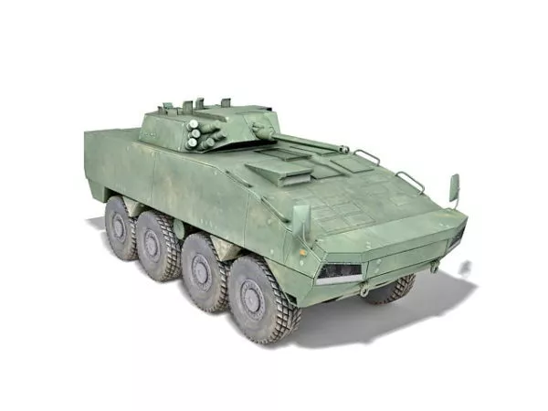 Rosomak Armored Fighting Vehicle 3d model Rosomak Armored Fighting Vehicle 3d model