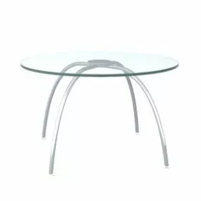 Roun Glass Coffee Table 3d model