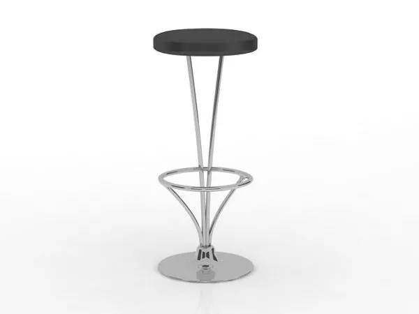 Round Bar Stool Furniture 3d model Round Bar Stool Furniture 3d model