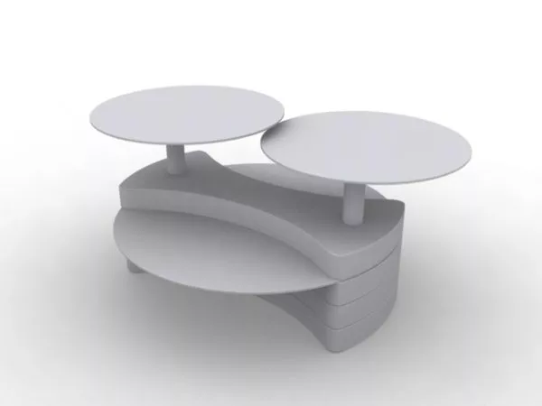 Vintage Luxury China Tea Set 3d model