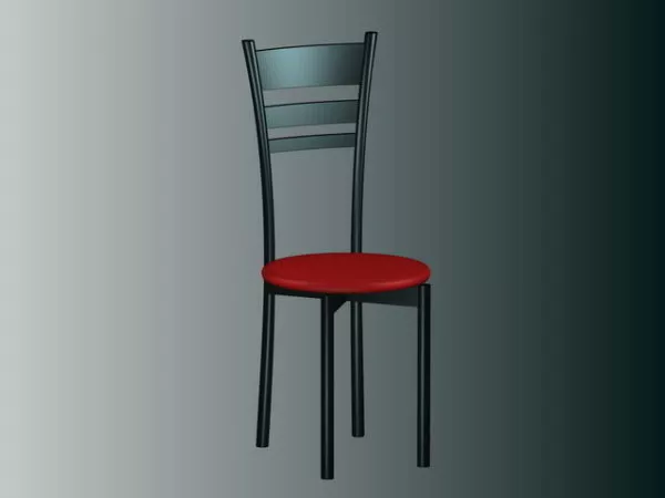 Round Dining Chair 3d model Round Dining Chair 3d model