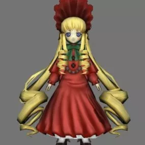 Character Rozen Maiden Shinku 3d model