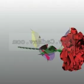 Rugosa Rose 3d model
