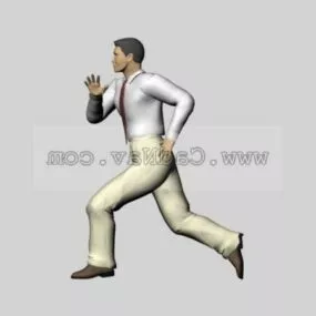 Business Running Man 3d model