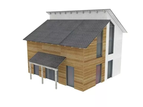 Rural Residential Building 3d model Rural Residential Building 3d model