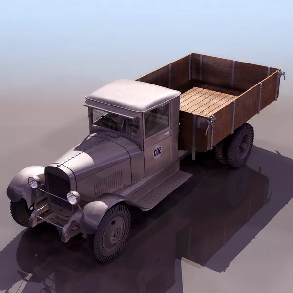 Russian Zis-5 Truck 3d model Russian Zis-5 Truck 3d model