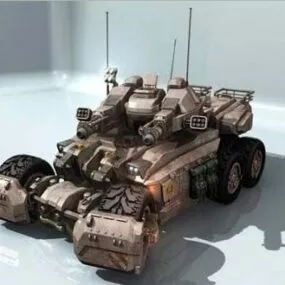 Sci-fi Battle Tank 3d model