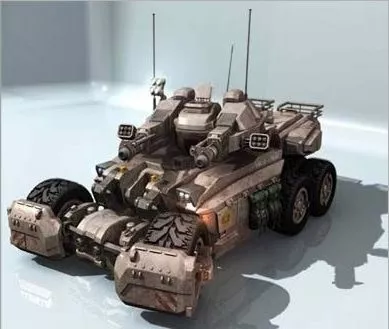 Sci-fi Battle Tank 3d model Sci-fi Battle Tank 3d model
