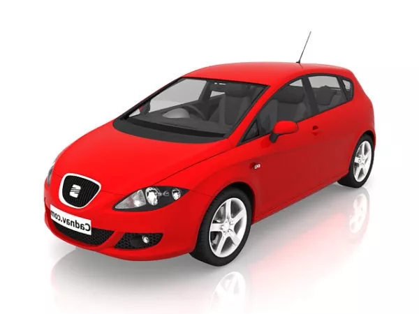 Seat Leon Hatchback Car 3d model Seat Leon Hatchback Car 3d model