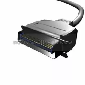 Pc Port Standard Parallel Port 3d model