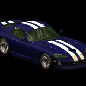 Srt Viper Sports Car 3d model