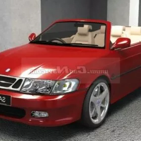 Saab Convertible 3d model